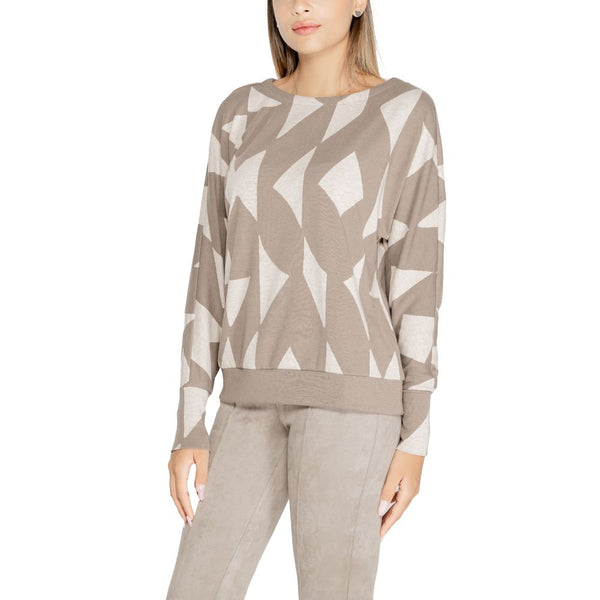 Brown Polyester Sportswear