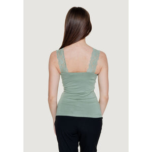 Green Viscose Tank Top