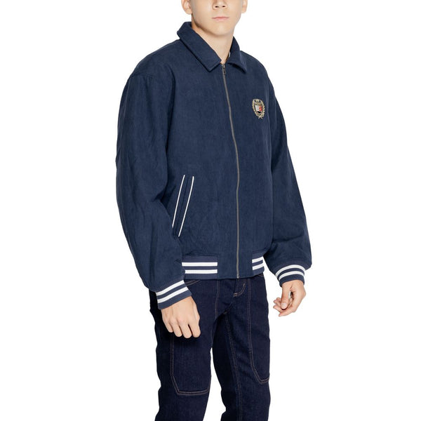 Blue Recycled Polyester Jackets And Coat