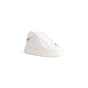 White Leather Chunky Sneakers