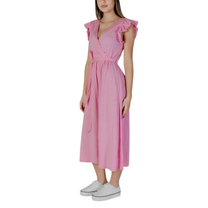 Multicolor Cotton Long Dress