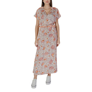 Multicolor Cotton Long Dress