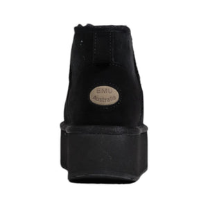 Black Leather Ankle Boots