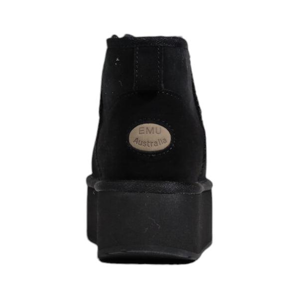 Black Leather Ankle Boots