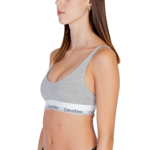 Gray Cotton Bra