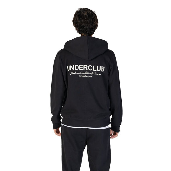 Black Cotton Hoodie