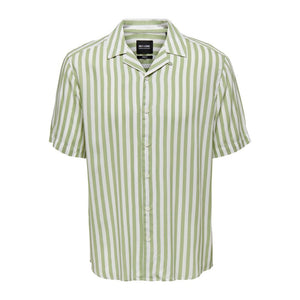 Bicolor Viscose Shortsleeve Shirt