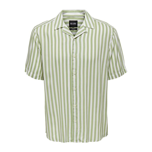 Bicolor Viscose Shortsleeve Shirt