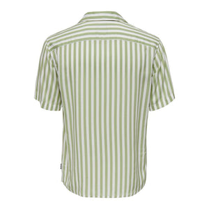 Bicolor Viscose Shortsleeve Shirt