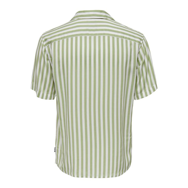 Bicolor Viscose Shortsleeve Shirt