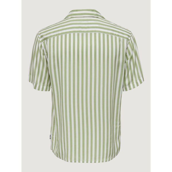 Bicolor Viscose Shortsleeve Shirt