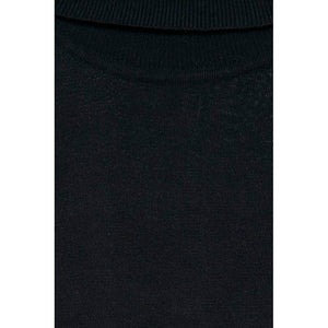 Black Viscose Turtleneck