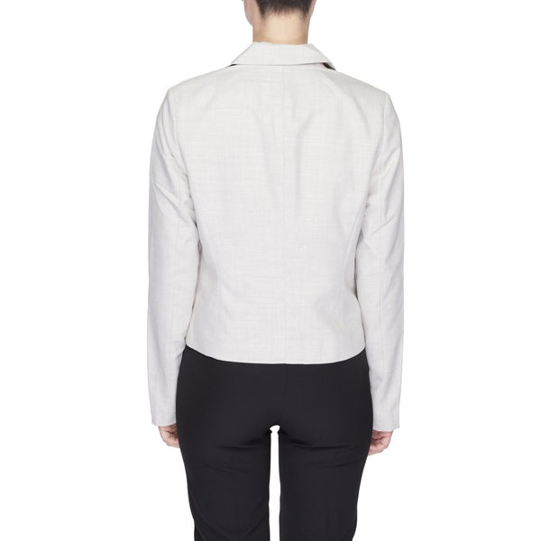Gray Polyester Blazer