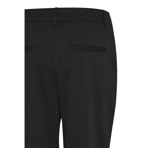 Black Recycled Polyester Dress Pants
