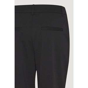 Black Recycled Polyester Dress Pants