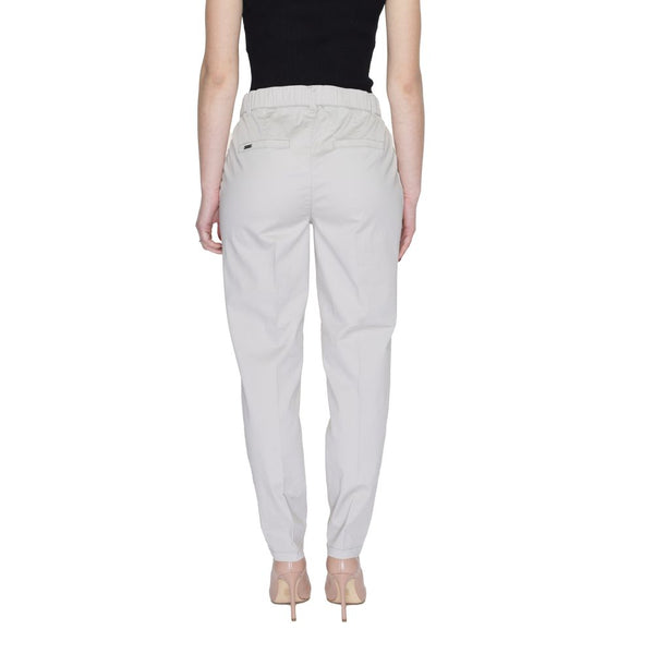 Beige Cotton Pant