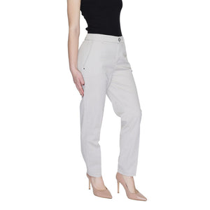 Beige Cotton Pant