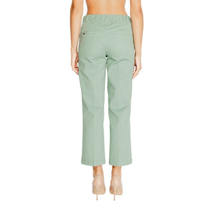 Turquoise Cotton Chino Pants