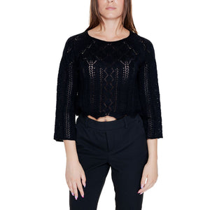 Black Cotton Sweatshirt