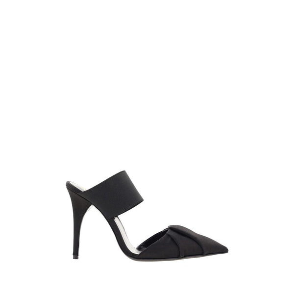 Black Calf Leather Bos Taurus High Heel Pumps