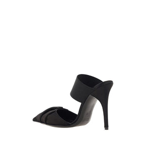 Black Calf Leather Bos Taurus High Heel Pumps
