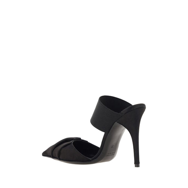Black Calf Leather Bos Taurus High Heel Pumps
