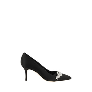 Black Asapump Satin Pumps