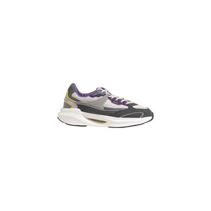 Gray Fabric Chunky Sneakers