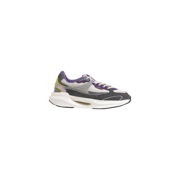 Gray Fabric Chunky Sneakers