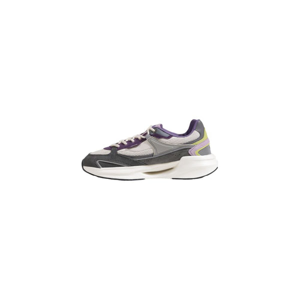 Gray Fabric Chunky Sneakers