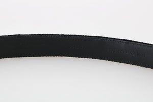 Black Cotton Royal Bee Embroidery Belt