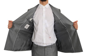 Black Stretch Crystal Bee Slim Fit Suit