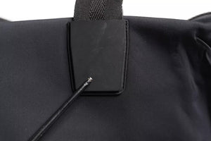 Black Canvas DG Logo Women Shopping Hand Tote Bag