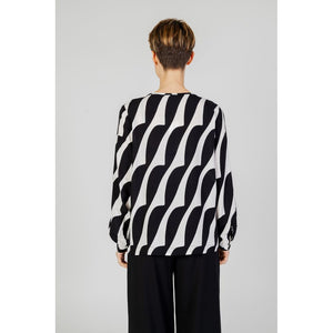 Black Viscose Blouse