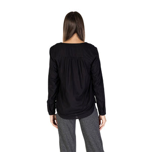 Black Viscose Blouse