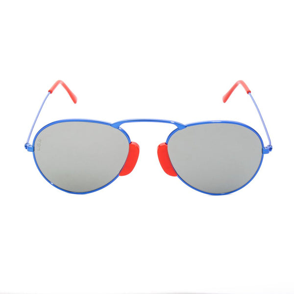 Blue Metal Sunglasses