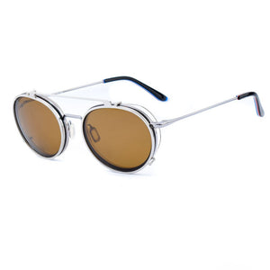 Gray Stainless Steel Glasses (Frames)
