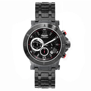 Black Stainless Steel Dress Watch