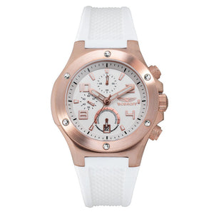 White Rubber Bracelet Watch