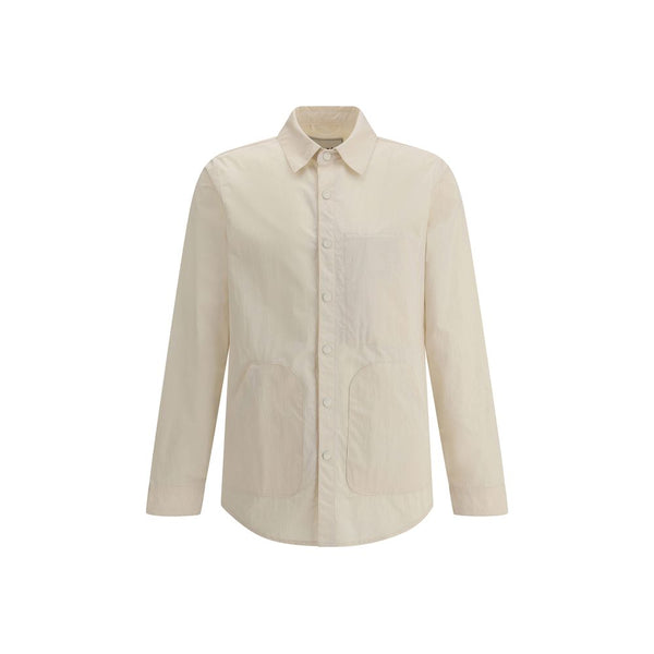 Beige Polyester Jackets And Coat