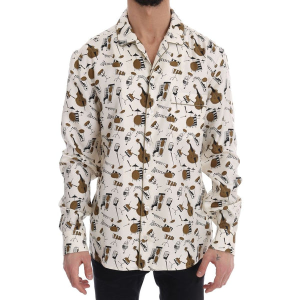 Multicolor Silk Pattern Shirt