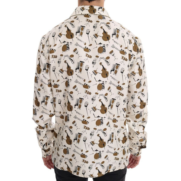 Multicolor Silk Pattern Shirt