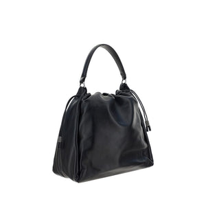 Black Calf Leather Bos Taurus Shoulder Bag
