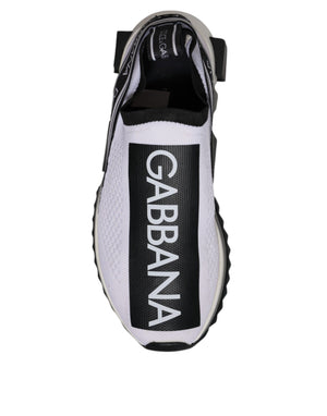 White Black Slip On Sorrento Sneakers Shoes
