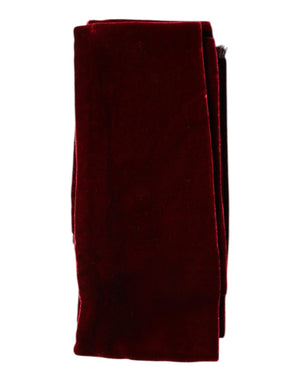 Bordeaux Cotton Silk Fringe Shawl Wrap Scarf