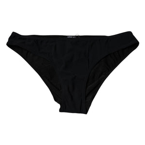 Black Nylon Stretch Mid Waist Panty Underwear
