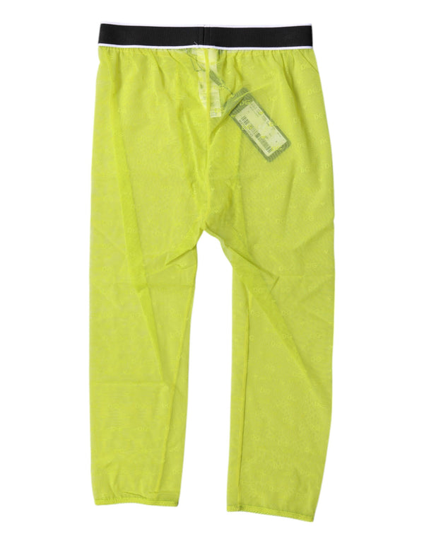 Green DG Logo Nylon Cropped Tights Underwear