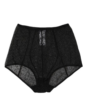 Black Logo Girdle High Waist Panty Underwear