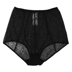 Black Logo Girdle High Waist Panty Underwear