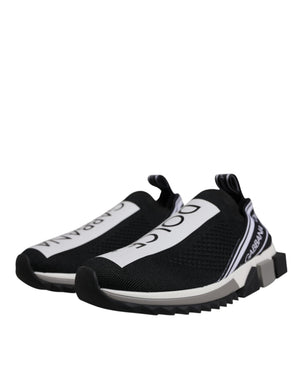Black White Slip On Sorrento Sneakers Shoes